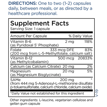 SAMe + CoFactors 200mg * Metabolic Maintenance Supplement - Conners Clinic